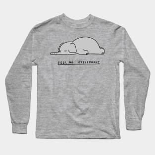 Moody Animals - Elephant Long Sleeve T-Shirt